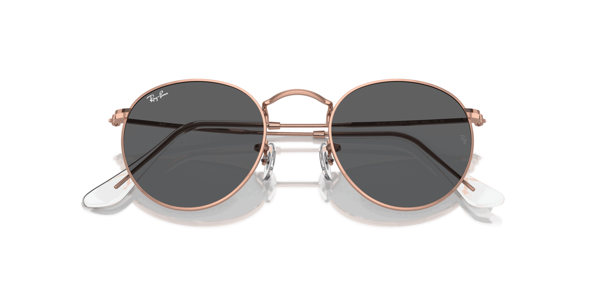 [Dark Grey Lenses, Polished Rose Gold Frame]