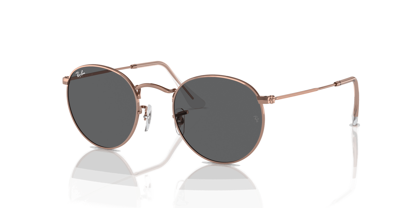 [Dark Grey Lenses, Polished Rose Gold Frame]