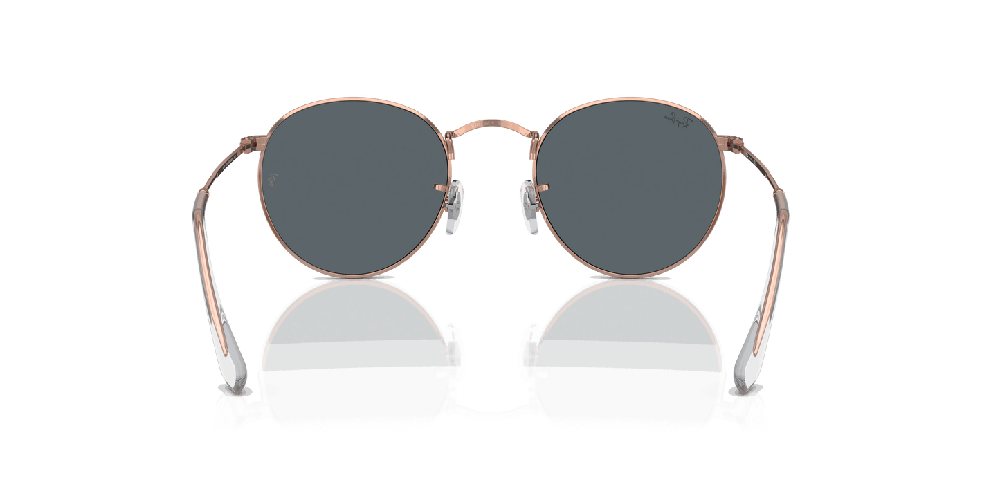 [Blue Lenses, Polished Rose Gold Frame]