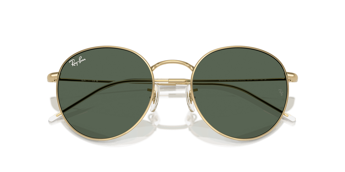 [Dark Green Lenses, Polished Arista Gold Frame]