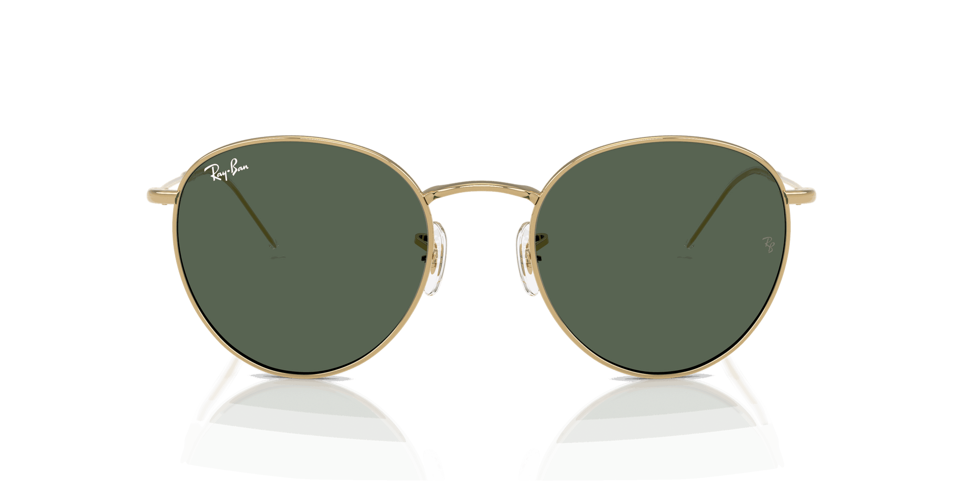 [Dark Green Lenses, Polished Arista Gold Frame]