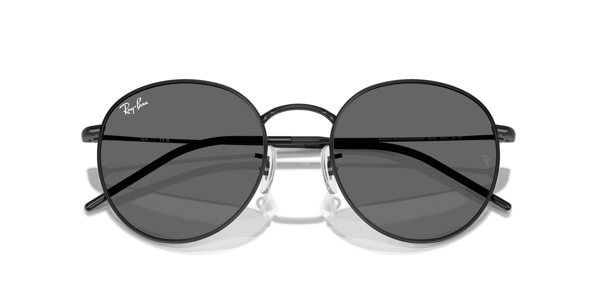 [Dark Grey Lenses, Polished Black Frame]