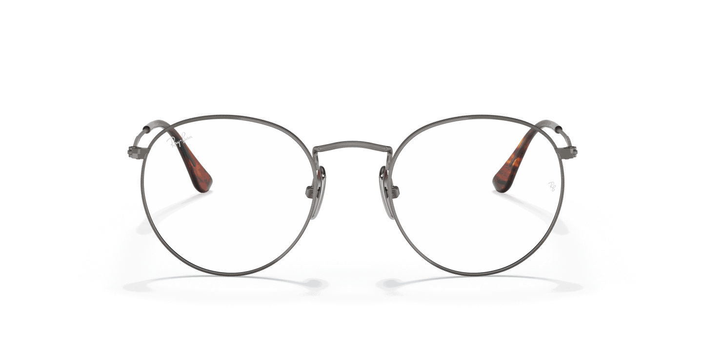 [Clear Lenses, Polished Gunmetal Frame]