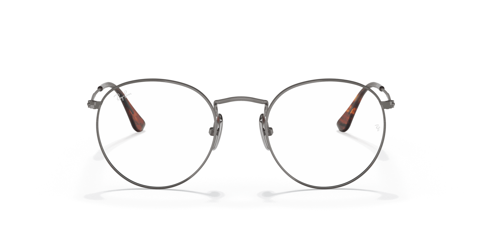 [Clear Lenses, Polished Gunmetal Frame]