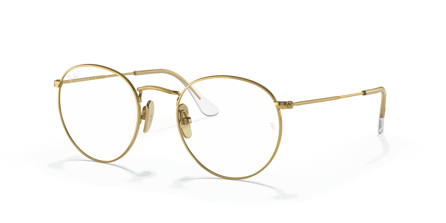 [Clear Lenses, Polished Gold Frame]