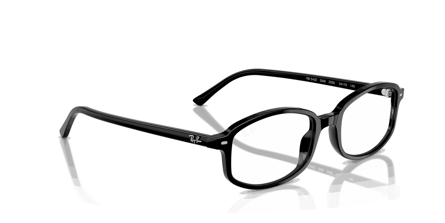 [Clear Lenses, Polished Black Frame]