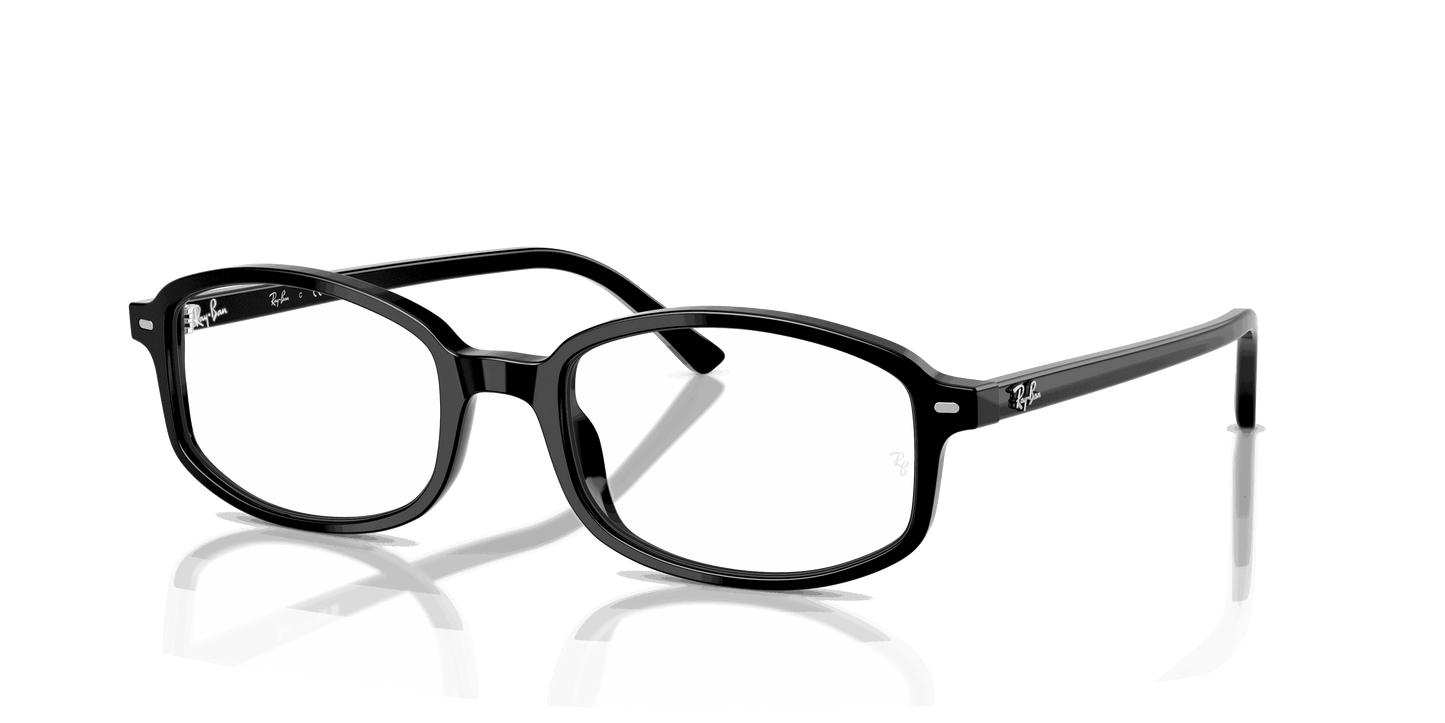 [Clear Lenses, Polished Black Frame]