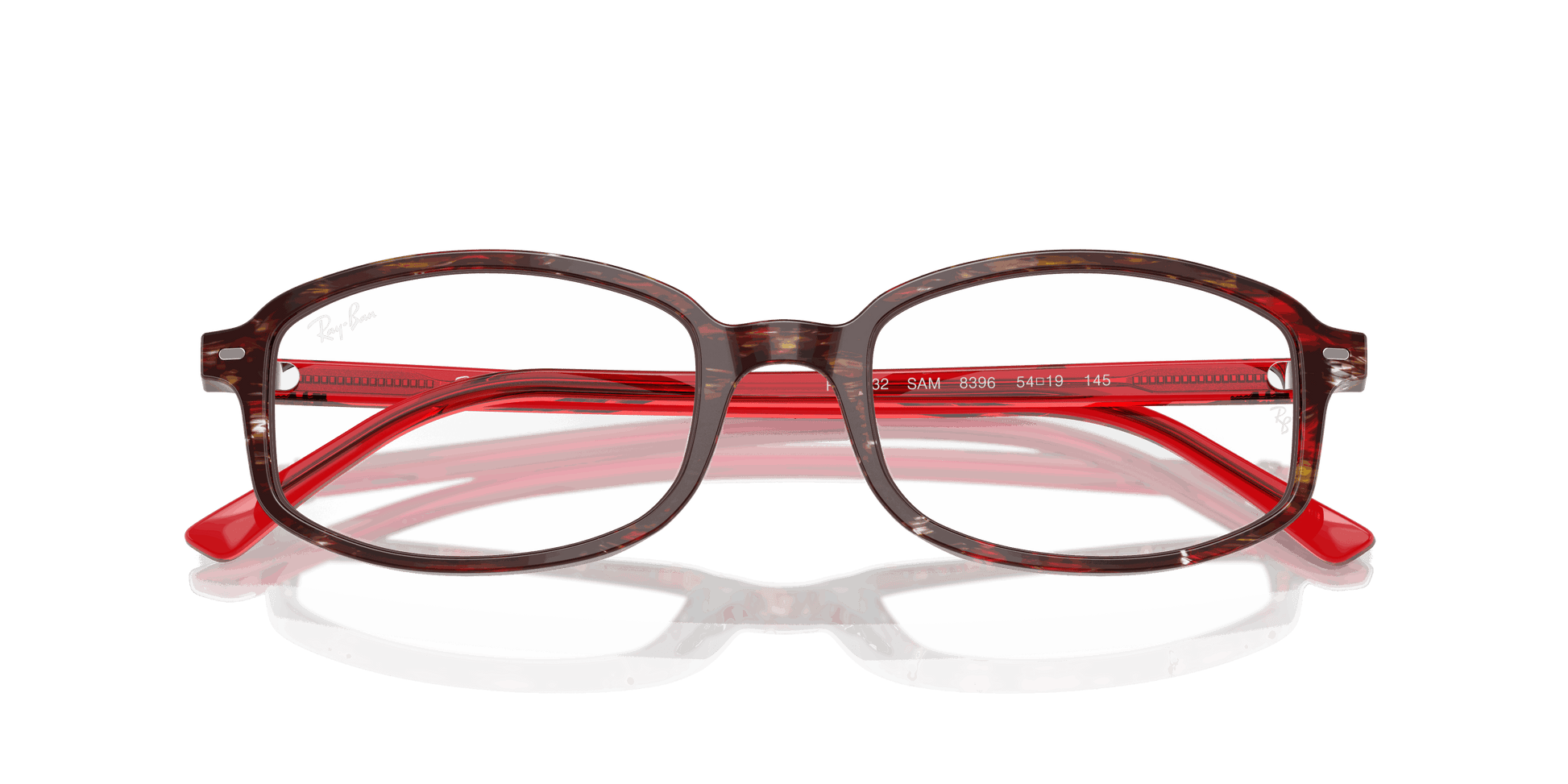 [Clear Lenses, Polished Transparent Shade Fantasy Red Frame]