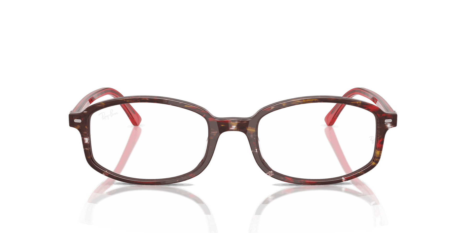 [Clear Lenses, Polished Transparent Shade Fantasy Red Frame]