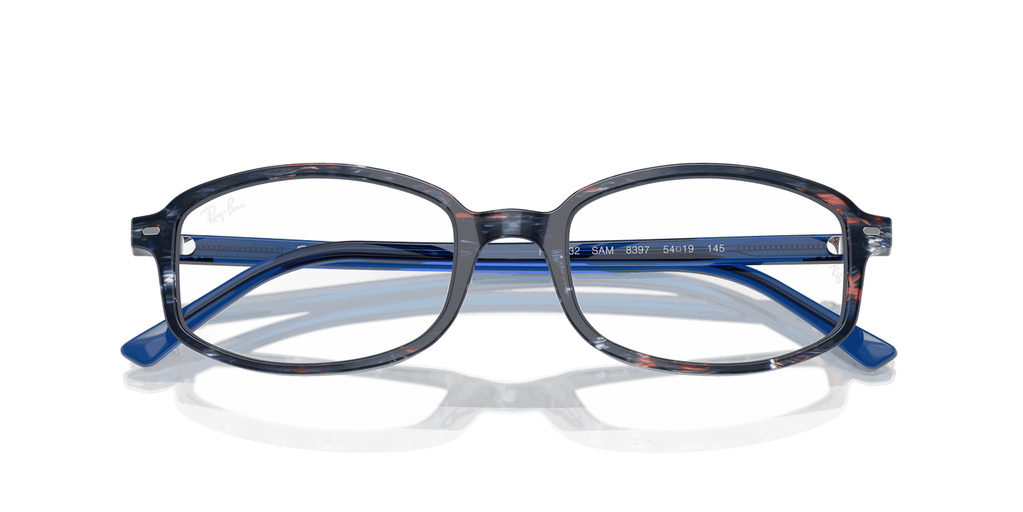 [Clear Lenses, Polished Transparent Shade Fantasy Blue Frame]