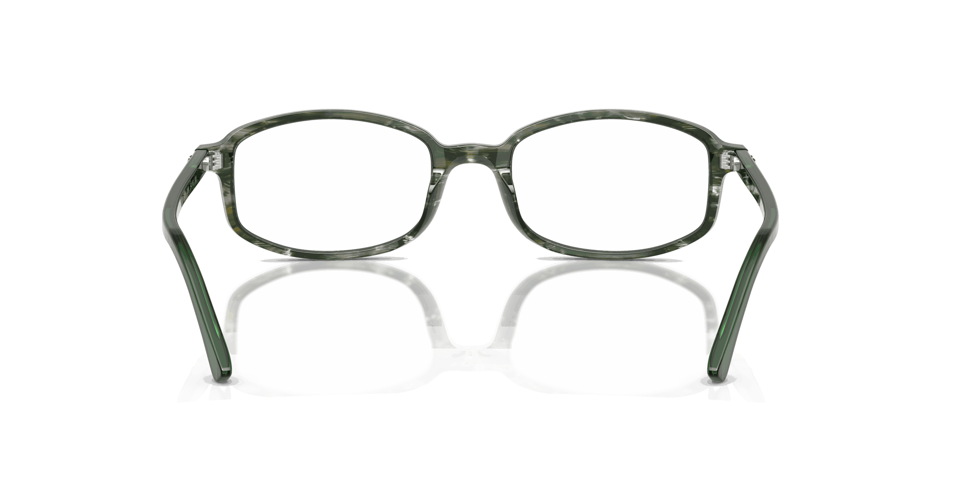 [Clear Lenses, Polished Transparent Shade Fantasy Green Frame]