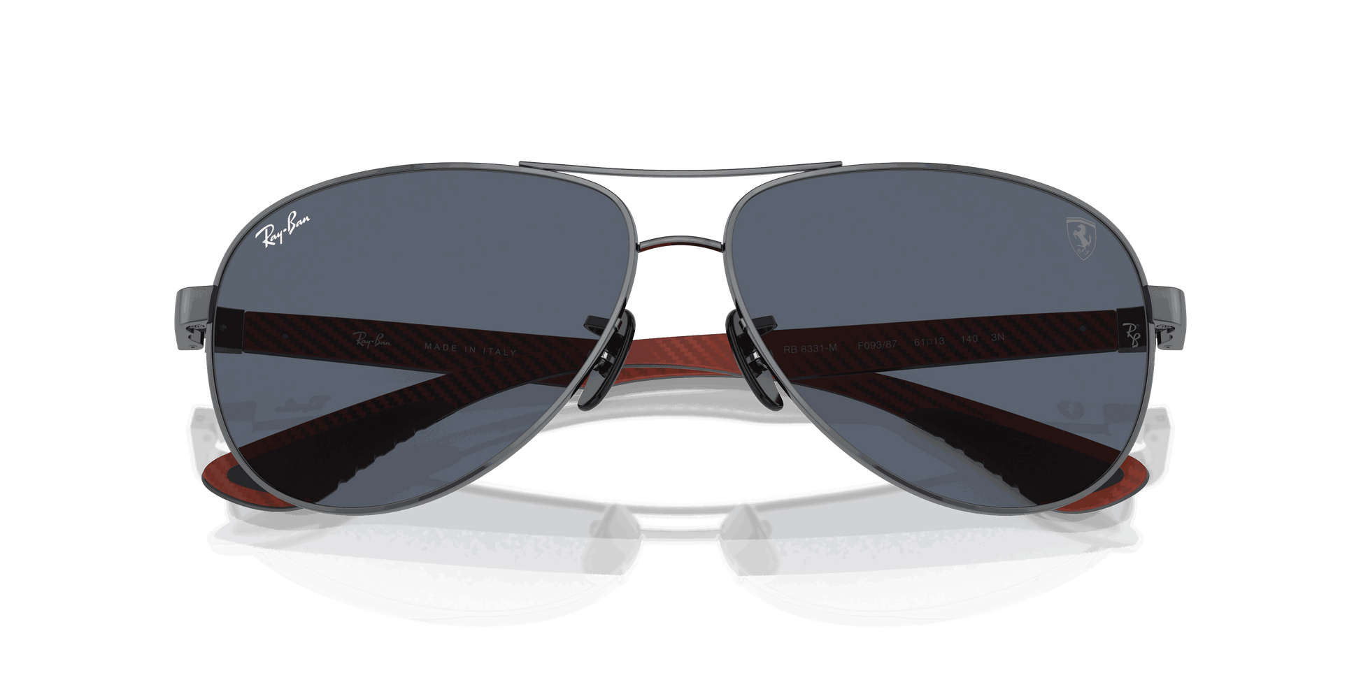 [Dark Grey Lenses, Polished Gunmetal Frame]