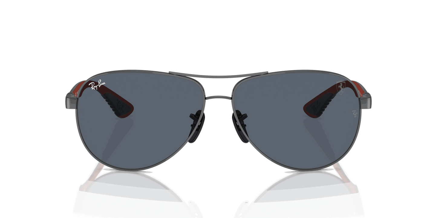 [Dark Grey Lenses, Polished Gunmetal Frame]