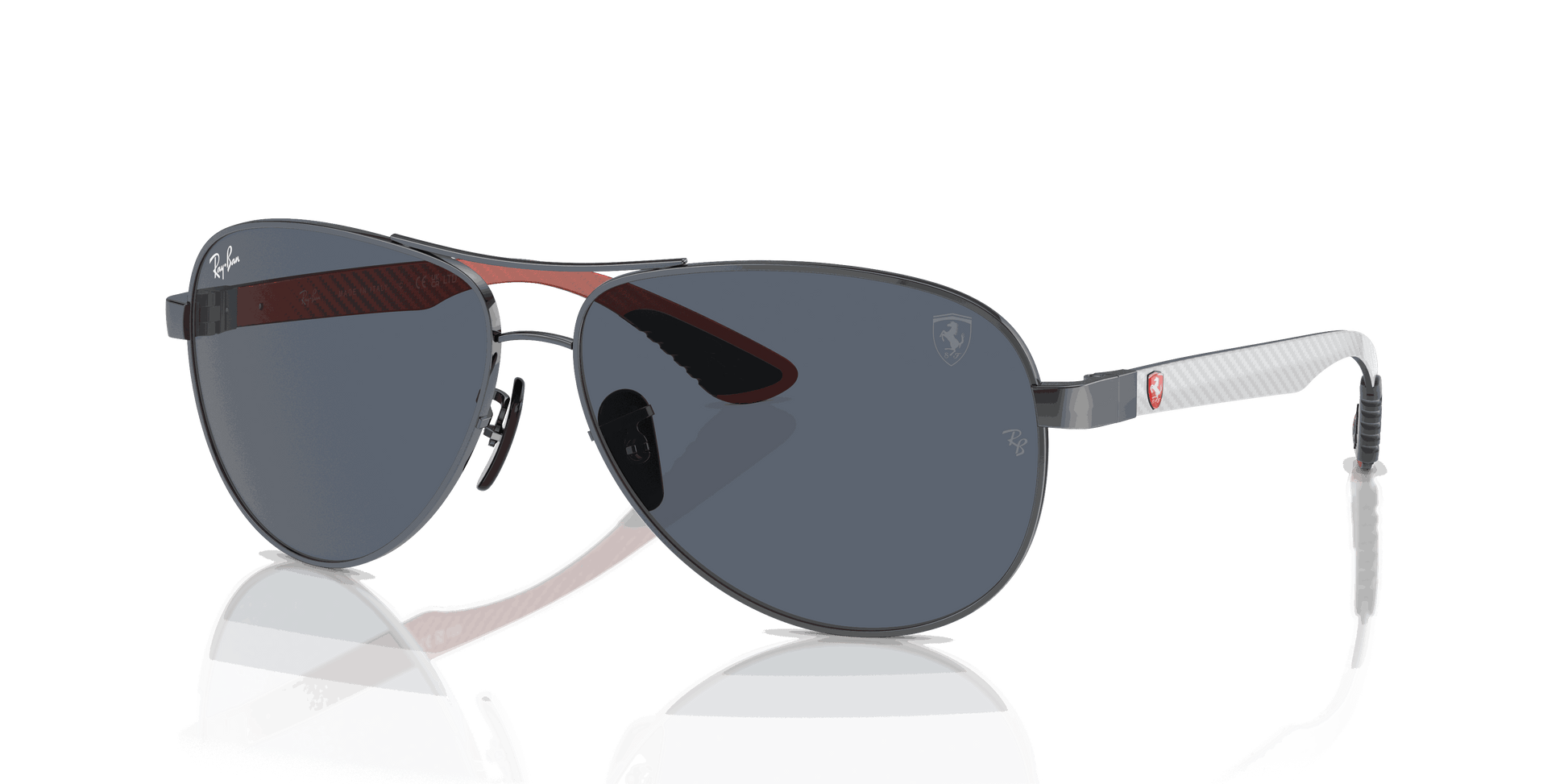 [Dark Grey Lenses, Polished Gunmetal Frame]