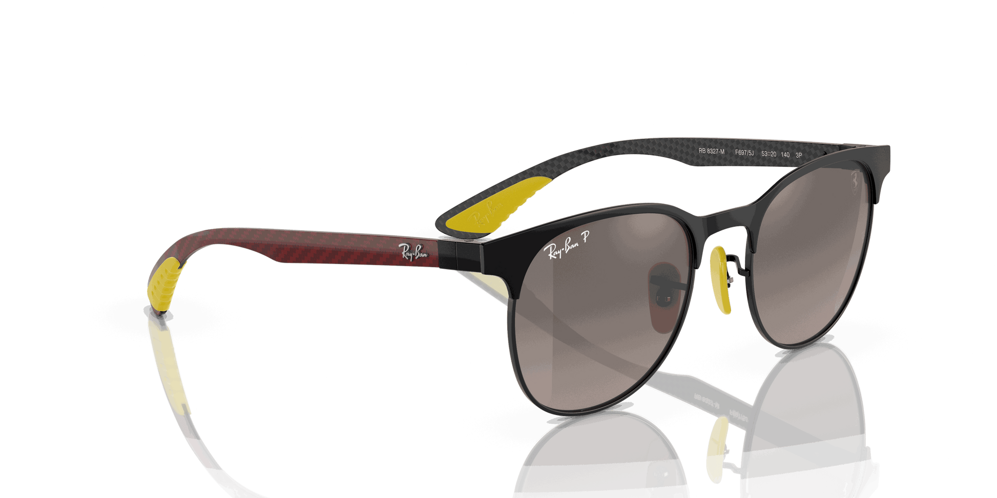 [Silver Lenses, Matte Black On Black Frame]