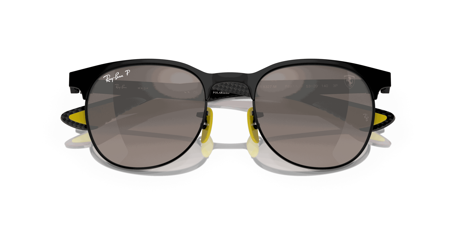 [Silver Lenses, Matte Black On Black Frame]