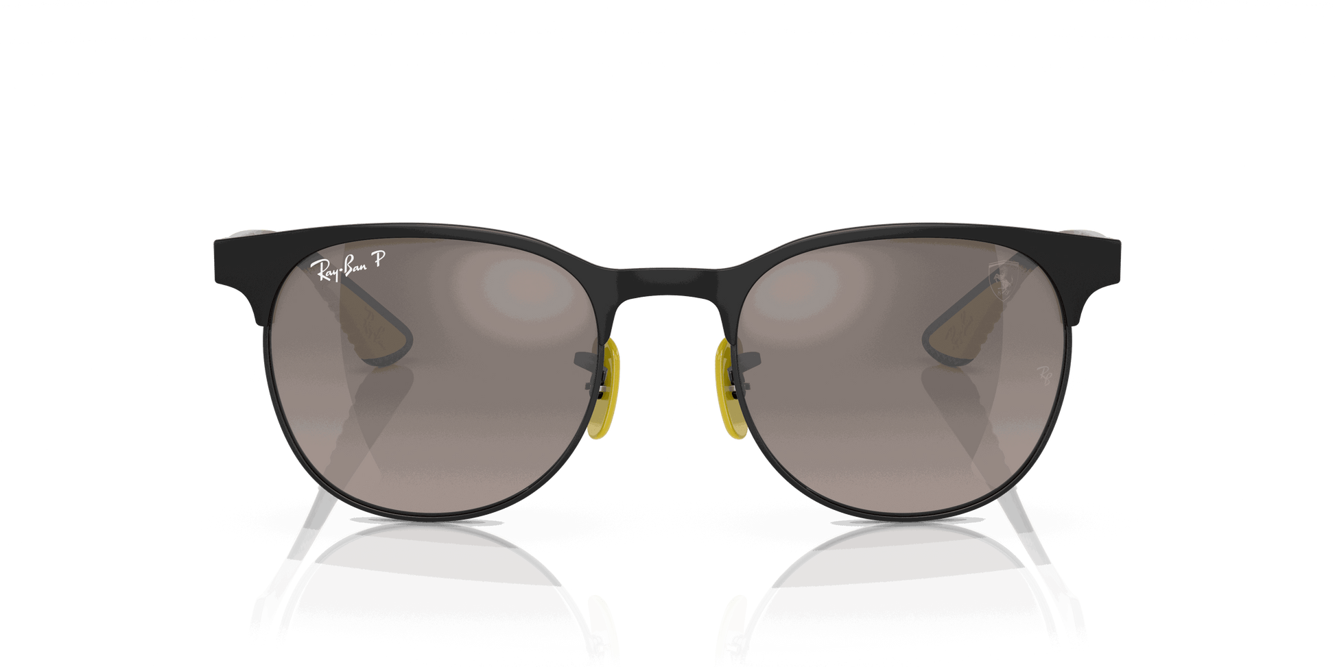 [Silver Lenses, Matte Black On Black Frame]