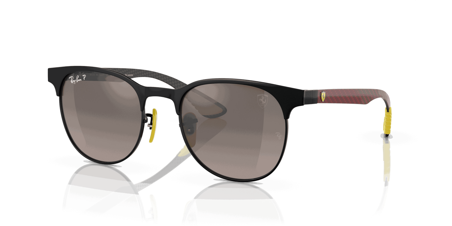[Silver Lenses, Matte Black On Black Frame]