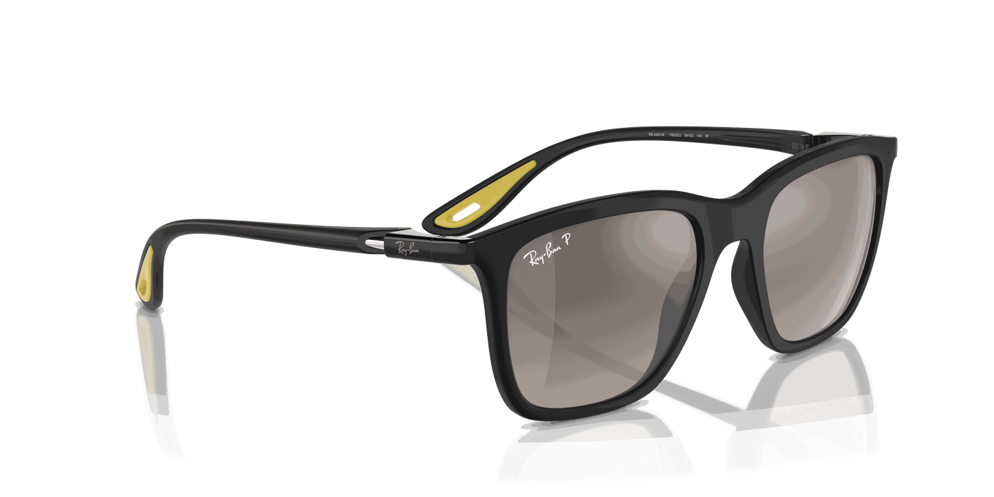 [Silver Lenses, Matte Black Frame]