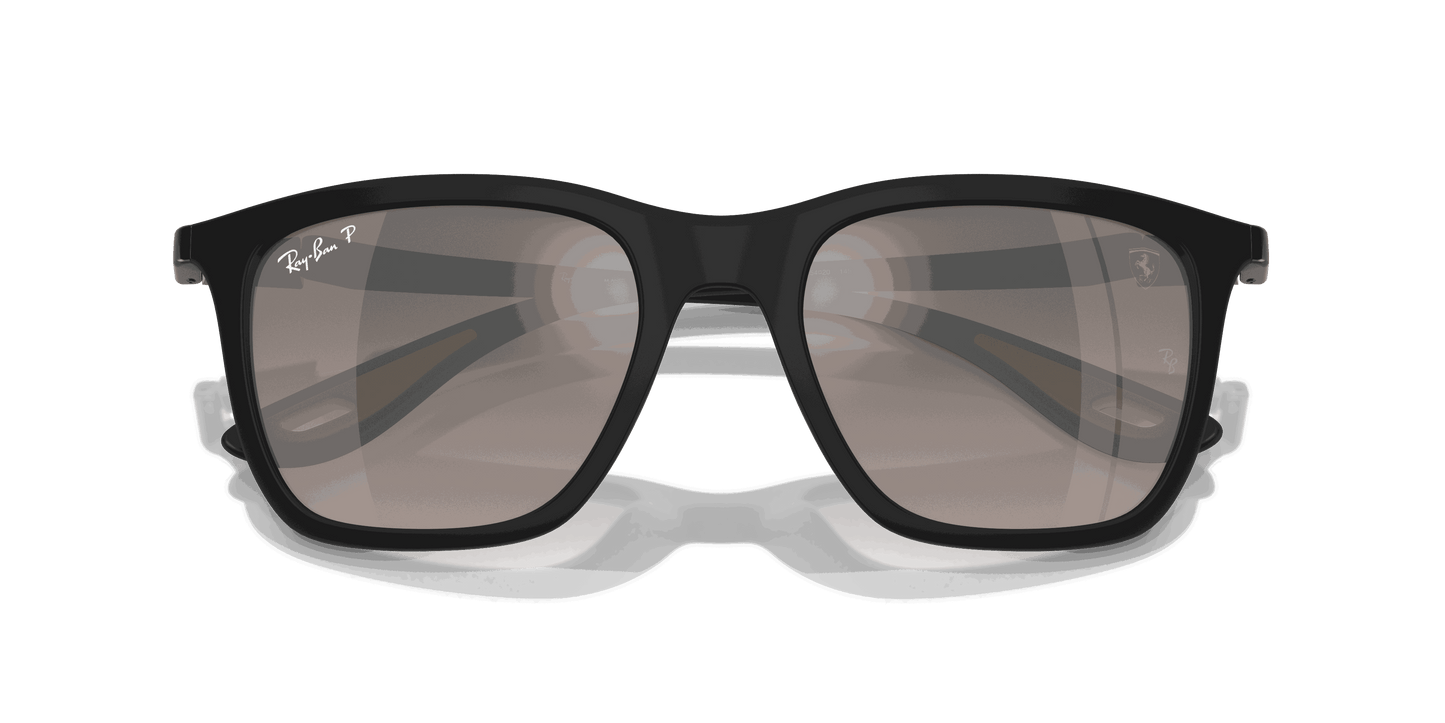 [Silver Lenses, Matte Black Frame]