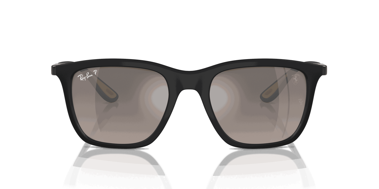 [Silver Lenses, Matte Black Frame]