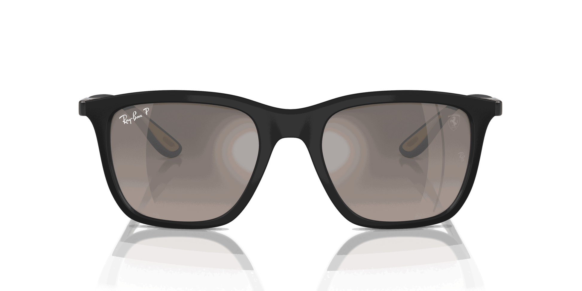 [Silver Lenses, Matte Black Frame]