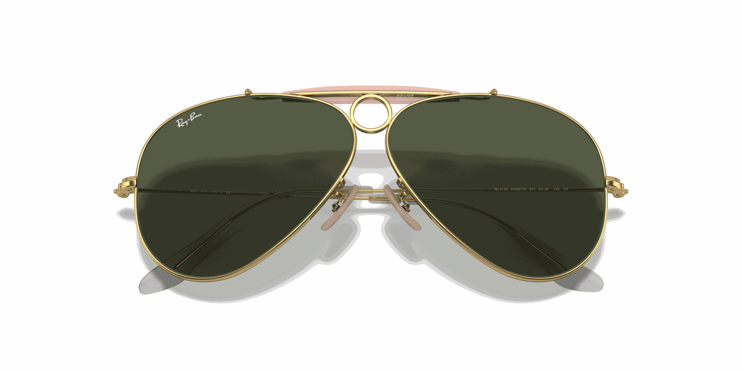 [G-15 Green Lenses, Polished Arista Gold Frame]