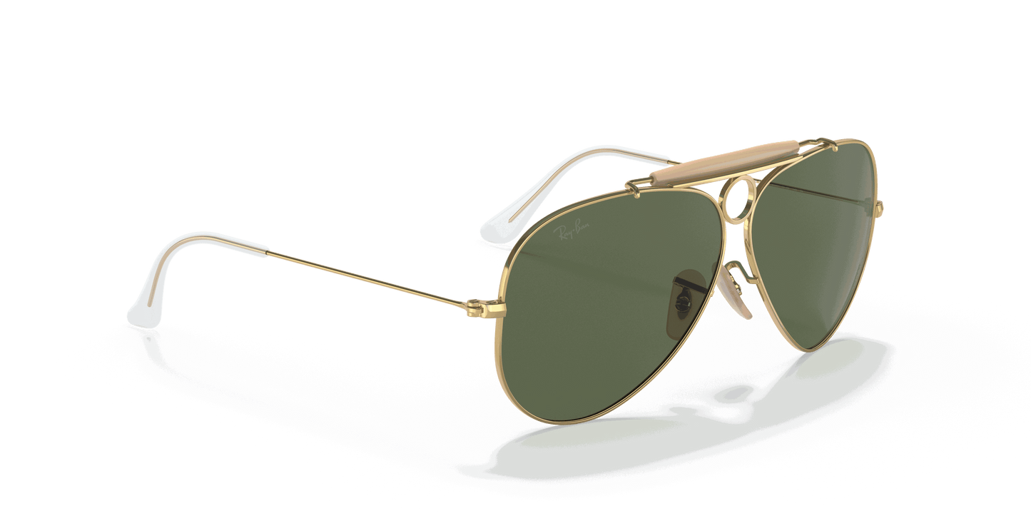 [G-15 Green Lenses, Polished Arista Gold Frame]