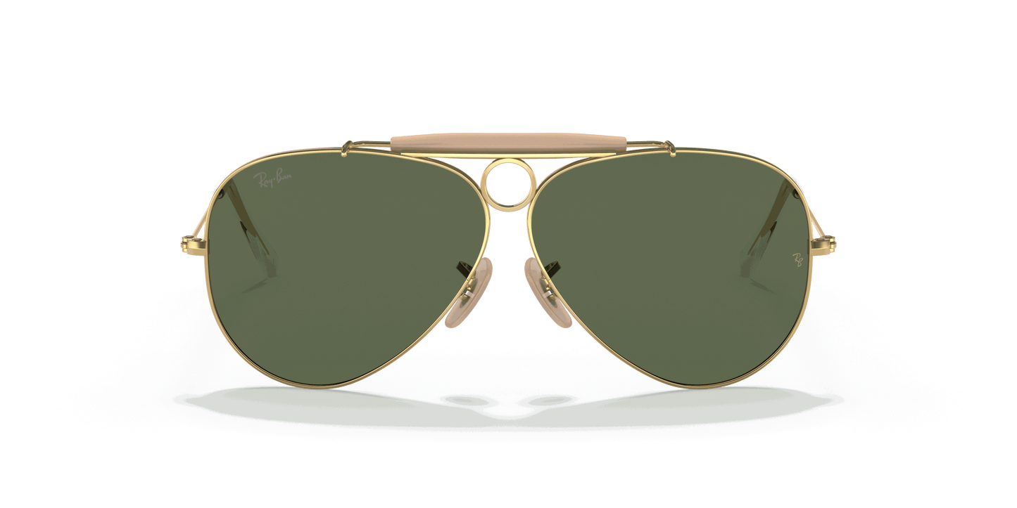 [G-15 Green Lenses, Polished Arista Gold Frame]