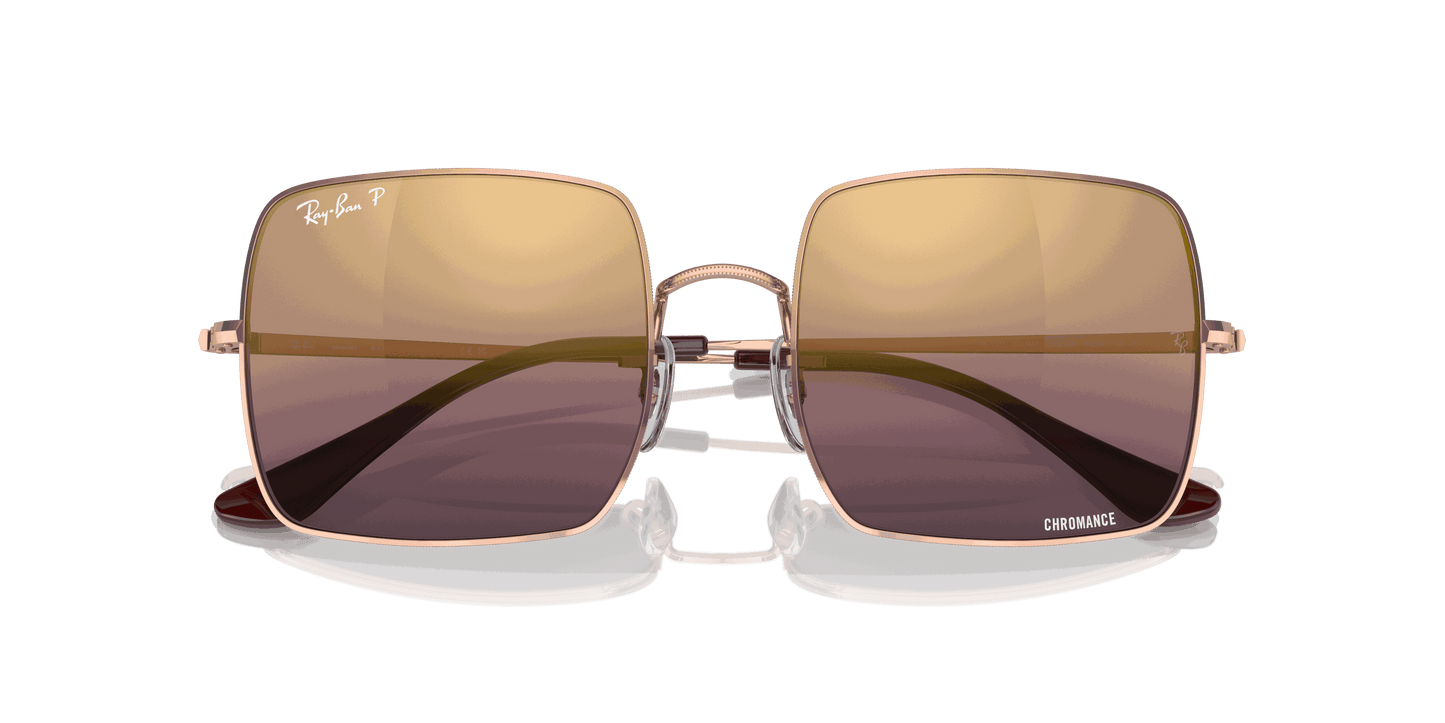 [Red Lenses, Polished Rose Gold Frame]