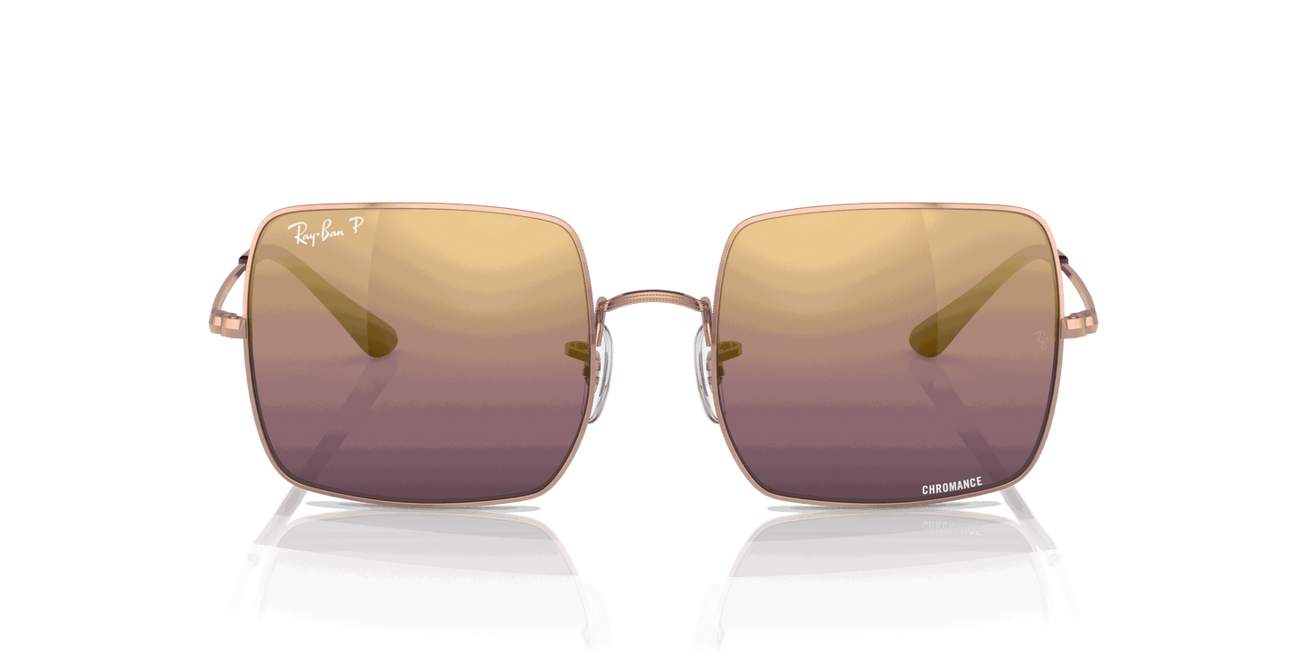 [Red Lenses, Polished Rose Gold Frame]