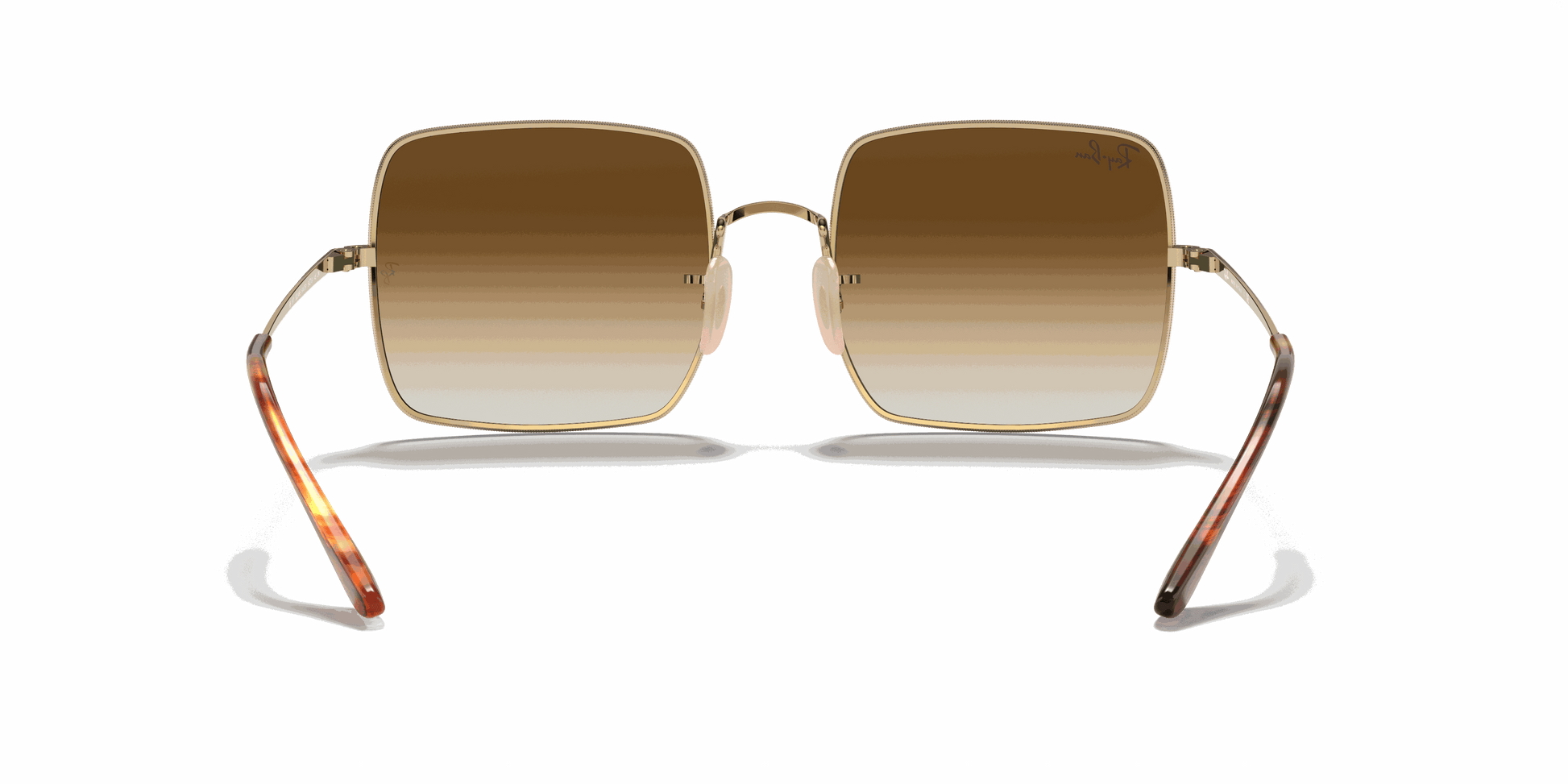 [Light Brown Gradient Lenses, Polished Arista Gold Frame]