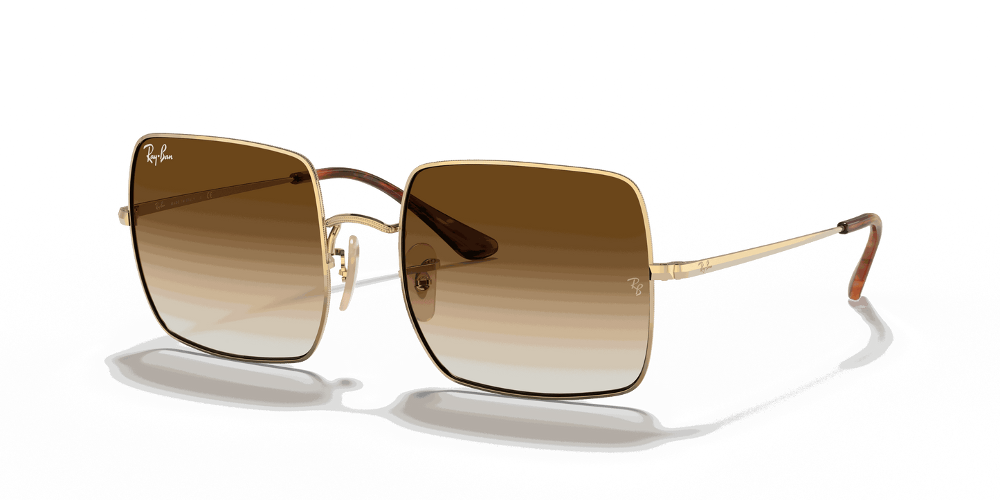 [Light Brown Gradient Lenses, Polished Arista Gold Frame]