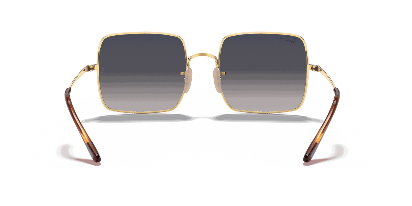 [Blue/Grey Lenses, Polished Arista Gold Frame]