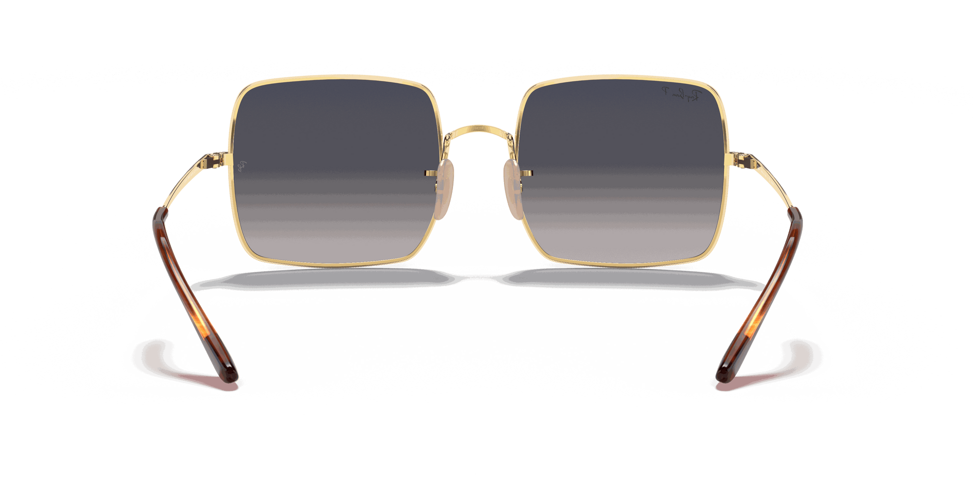 [Blue/Grey Lenses, Polished Arista Gold Frame]