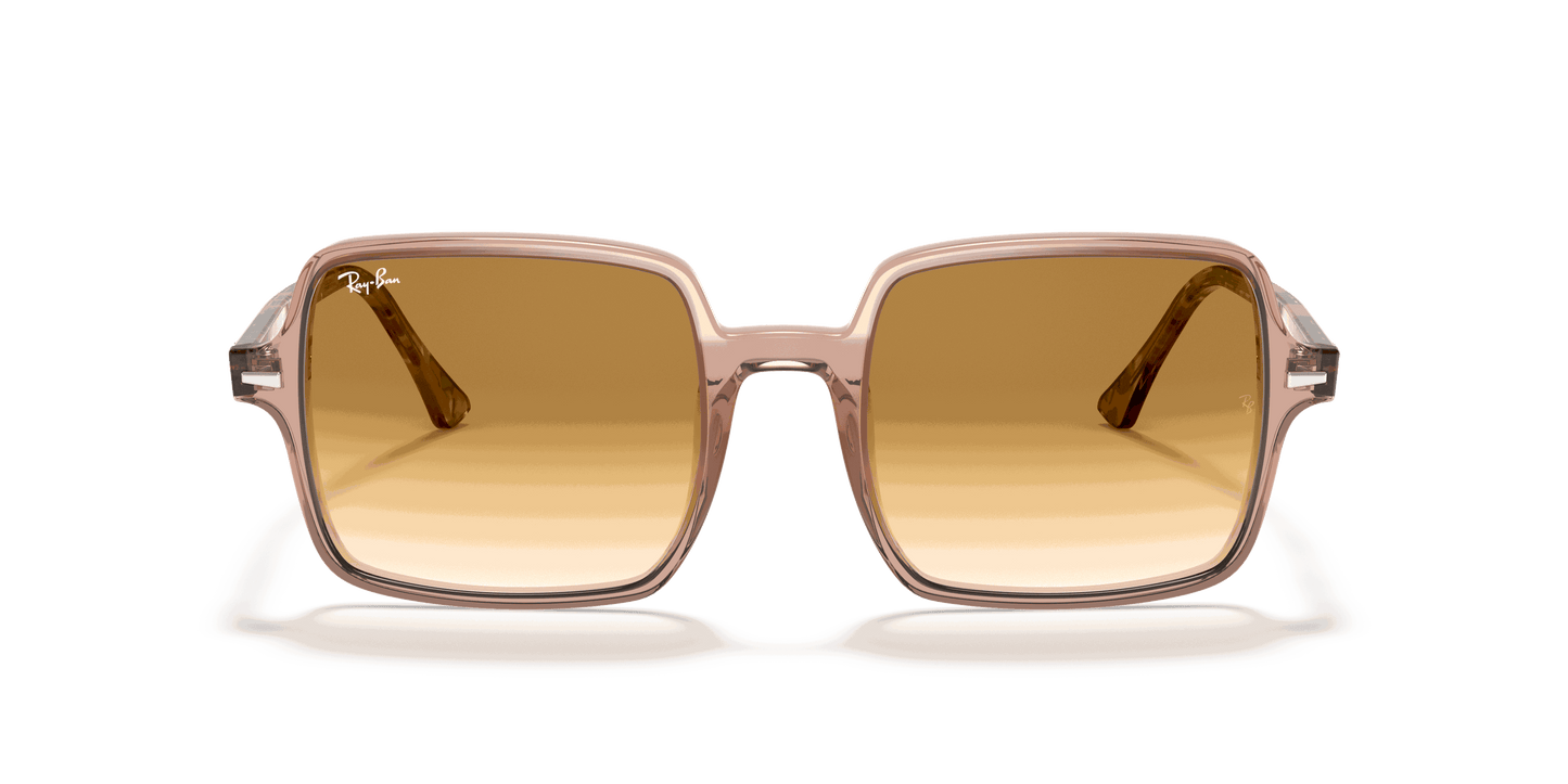 [Light Brown Gradient Lenses, Polished Transparent Brown Frame]
