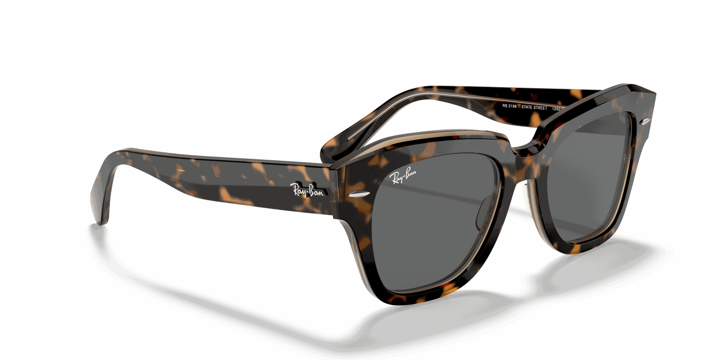 [Dark Grey Lenses, Polished Havana On Transparent Brown Frame]