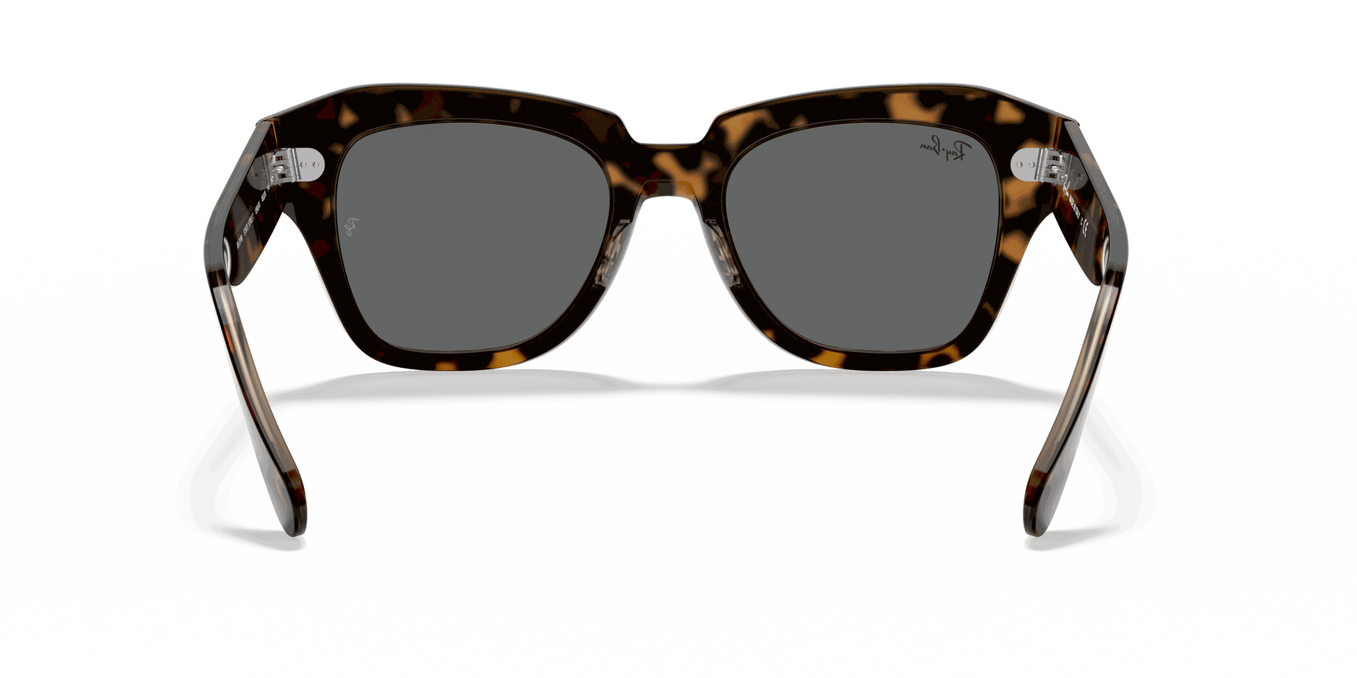 [Dark Grey Lenses, Polished Havana On Transparent Brown Frame]