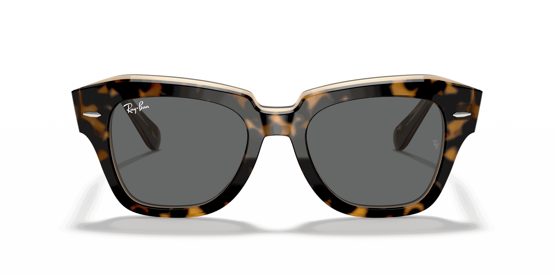 [Dark Grey Lenses, Polished Havana On Transparent Brown Frame]
