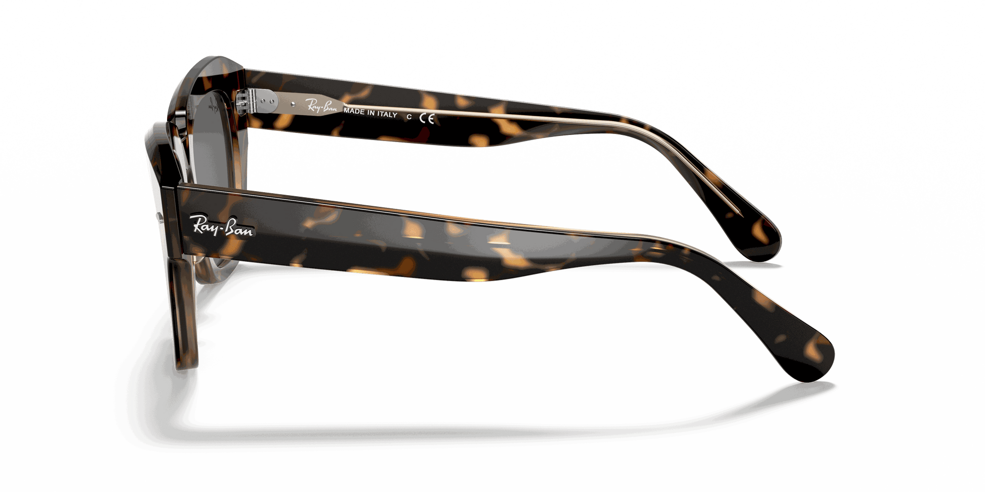 [Dark Grey Lenses, Polished Havana On Transparent Brown Frame]