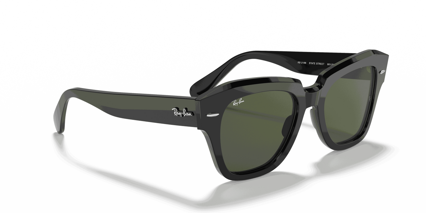 [G-15 Green Lenses, Polished Black Frame]