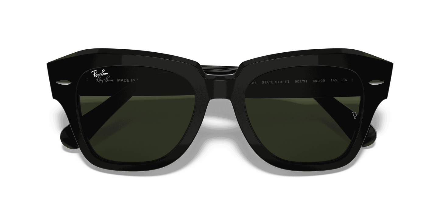 [G-15 Green Lenses, Polished Black Frame]