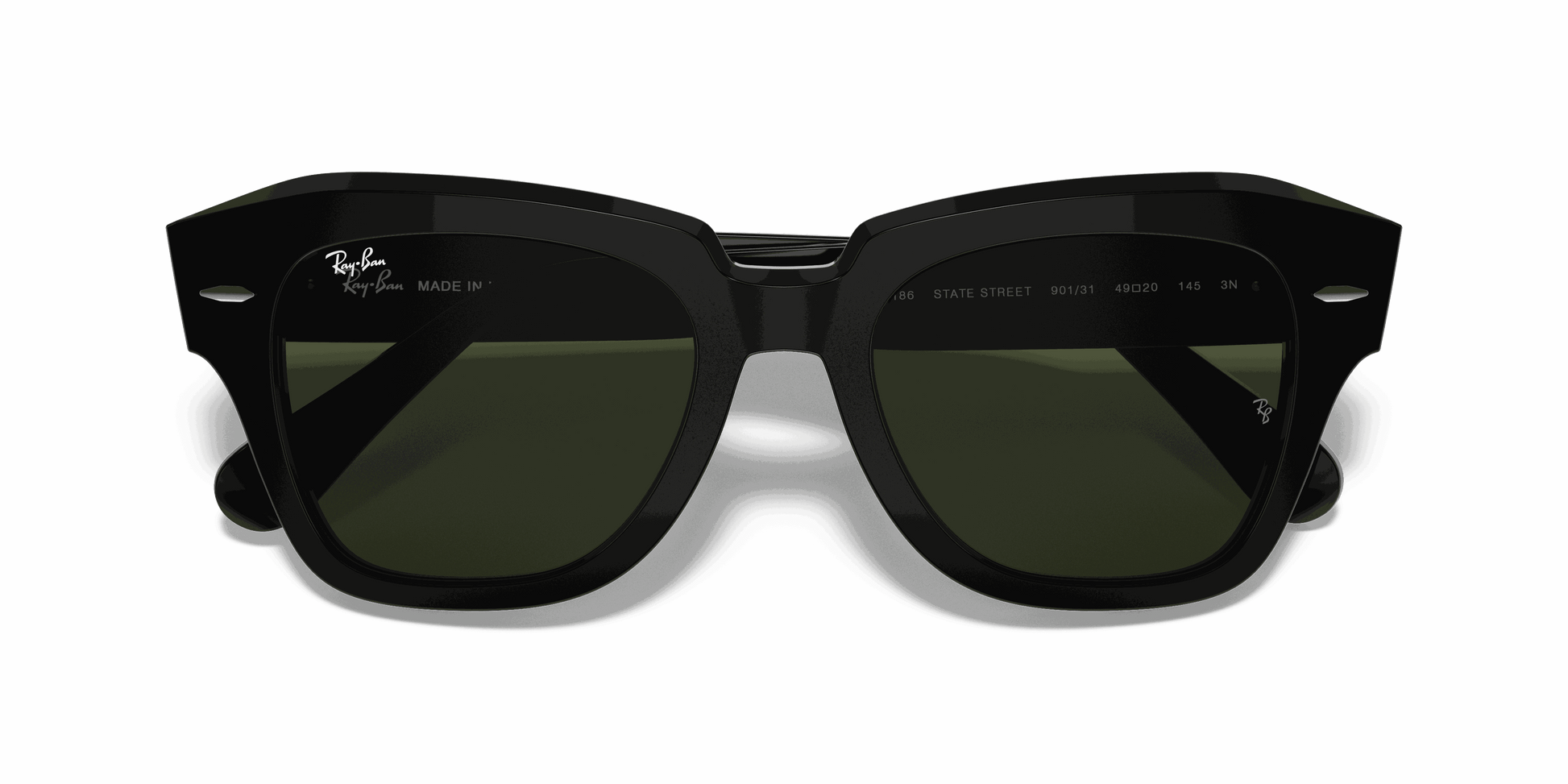 [G-15 Green Lenses, Polished Black Frame]