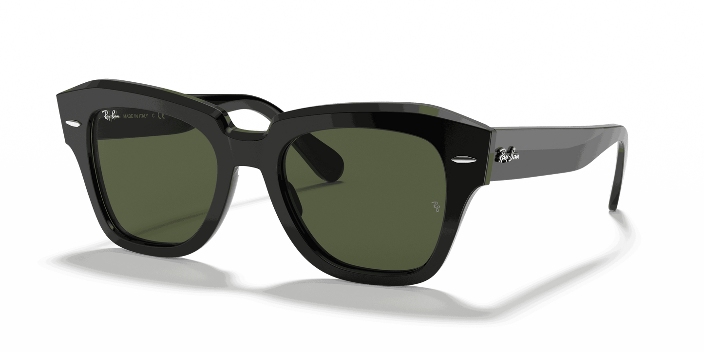 [G-15 Green Lenses, Polished Black Frame]