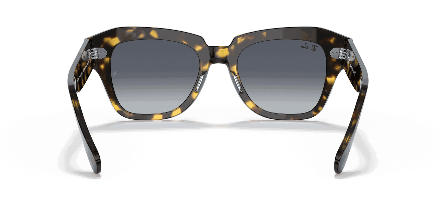 [Blue Gradient Grey Lenses, Polished Yellow Havana Frame]