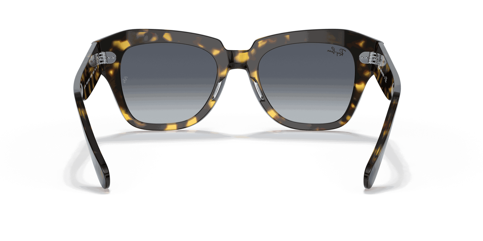 [Blue Gradient Grey Lenses, Polished Yellow Havana Frame]
