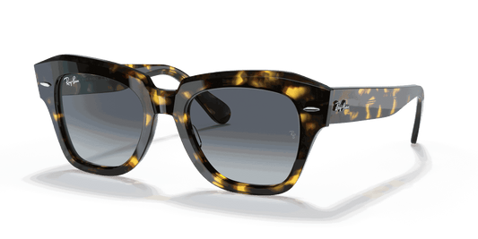 [Blue Gradient Grey Lenses, Polished Yellow Havana Frame]