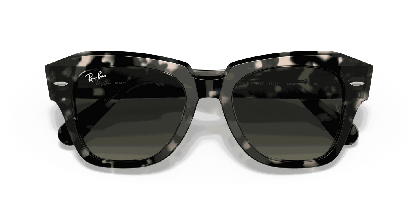 [Grey Gradient Lenses, Polished Grey Havana Frame]