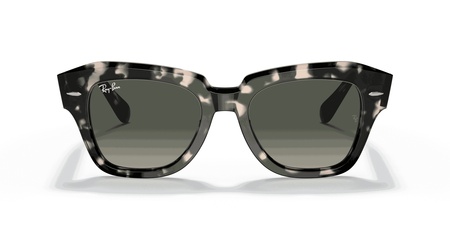 [Grey Gradient Lenses, Polished Grey Havana Frame]