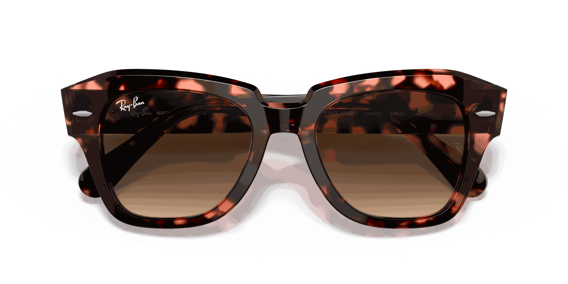 [Light Brown Gradient Lenses, Polished Pink Havana Frame]